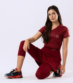 Blusa fit poliéster gola V HNRS 1020024 - loja online