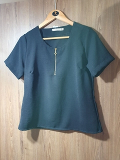 Blusa com zíper frontal Travessa 1140218 - loja online