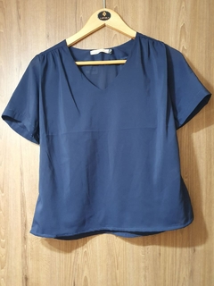 Blusa plano gola V Travessa 1140219 na internet