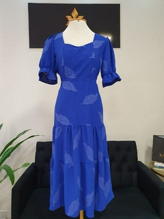 Vestido devorê curto lastex Gisela 1120431 - comprar online