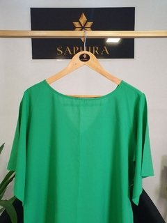 Blusa plano manga ampla Alcântara 1140340 - Saphira Moda Evangélica