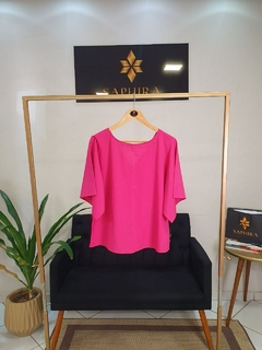 Blusa plano manga ampla Alcântara 1140340