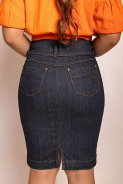 Saia jeans tradicional 55 cm VCH 2351 - comprar online