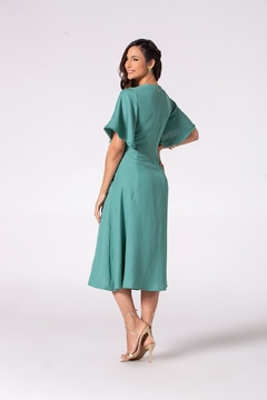 Vestido plano verde mirtilo LAR 120 cm 810265 - comprar online