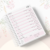 Caderno de agendamento 2024 Lash Designer - comprar online