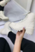 Bota Coturno - Off White - comprar online