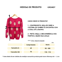 BLUSA PLUS MARGARIDA - PINK - loja online