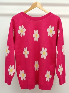 BLUSA PLUS MARGARIDA - PINK - Grondy Malhas