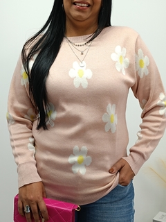 BLUSA PLUS MARGARIDA - ROSA CLARO