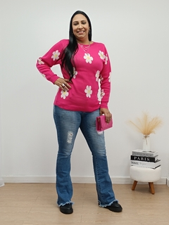 BLUSA PLUS MARGARIDA - PINK - comprar online