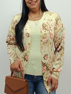 CONJUNTO TWIN SET DUAS PEÇAS FLORAL PLUS SIZE - comprar online