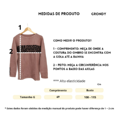 BLUSA DE MOUSSE COM TACHAS - ROSÊ - loja online