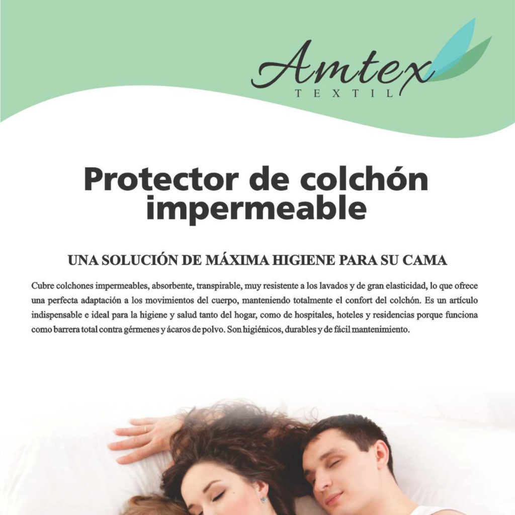 PROTECTOR DE COLCHON IMPERMEABLE 0.80X1.90 CON ELASTICO
