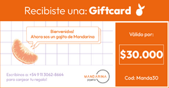 Giftcard $30.000