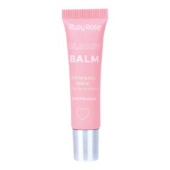 GLOSSY BALM HIDRATANTE LABIAL PEACHLICIOUS - RUBY ROSE