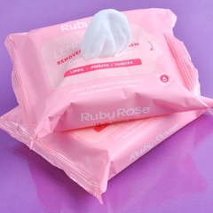 LENÇO REMOVEDOR DE MAQUIAGEM ROSA - RUBY ROSE - comprar online