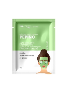 MÁSCARA FACIAL PEEL OFF PEPINO - MAX LOVE