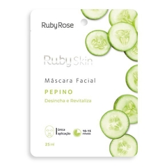 Máscara Facial de Tecido Pepino Skin - Ruby Rose