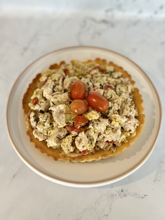 Tarta KETO de pechuga de pollo.