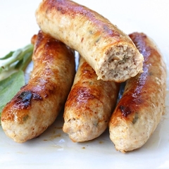 Chorizos de pechuga de pollo saludables