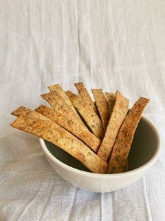 crackers keto de orégano