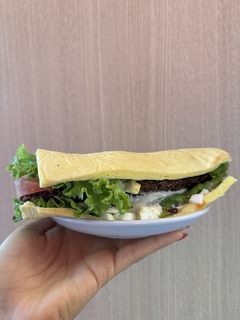 Sandwich de milanesa keto. Sin tacc