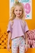 Blusa Boxy Over em Meia Malha com Strass nas Mangas - Lulis Kids Store