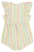 Romper em Tricoline Listrado Candy Colors com Lacinho - comprar online