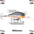 Isca Rapala Shadow Rap Fat Jack 4cm 4g na internet