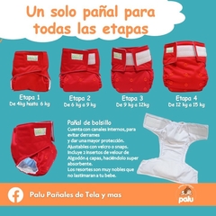 PAÑAL DE BOLSILLO PALU ASTRONAUTAS - comprar en línea