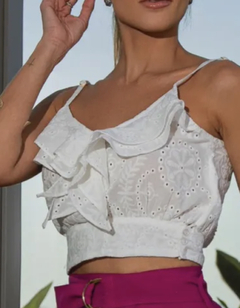 Blusa Cropped em Laise - comprar online