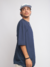 Camiseta Oversized Azul Marinho - comprar online