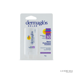 DERMAGLOS PROTECTOR SOLAR EN BARRA FPS 30 14G