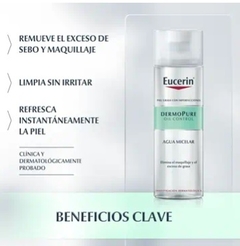 EUCERIN AGUA MICELAR DERMO PURE - comprar online