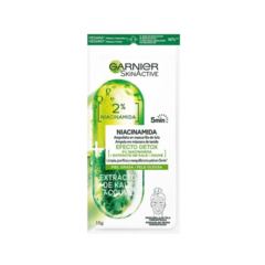 GARNIER AMPOLLA EN MASCARILLA DE TELA NIACINAMIDA Y KALE DETOX