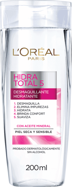 LOREAL PARIS DESMAQUILLANTE EQUILIBRANTE CON ACEITE MINERAL PIEL SECA