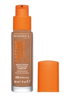 RIMMEL LONDON LASTING RADIANCE FOUNDATION SPF 25 400 NATURAL BEIGE - comprar online