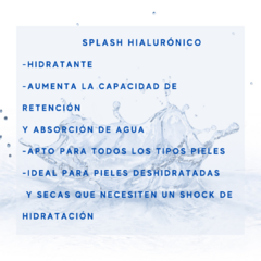 ZINE SPLASH FACIAL HIALURONICO 100 ML - comprar online