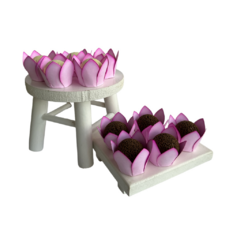 Forminhas para doces flor - Lily Rosa Pink - comprar online