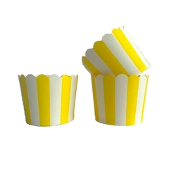 Forminha de Papel para Cupcake Amarela - comprar online