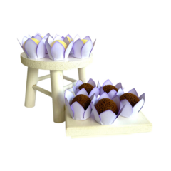 Forminhas para doces flor - Lily Lilás - comprar online