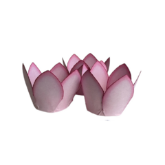 Forminhas para doces flor - Lily Rosa Seco