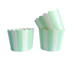 Forminha de Papel para Cupcake Verde Menta - comprar online