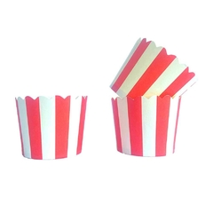 Forminha de Papel para Cupcake Vermelho - comprar online