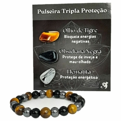 Pulseira tripla proteção