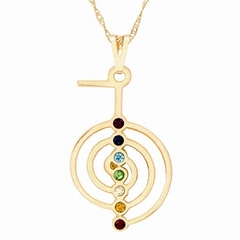 Colar Cho-Ku-Rei com Strass Chakras