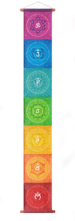 Pano 7 Chakras- Pergaminho - comprar online