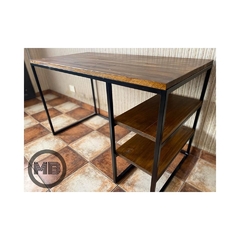 Escritorio con 2 Estantes - Madera Pino - comprar online