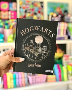 CUADERNO 16 x 21 TAPA DURA RAYADO HARRY POTTER -HOGWARTS- - Librería Tu Almacén de Colores