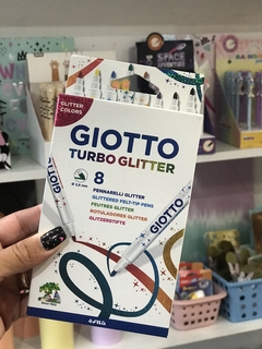 Marcadores Giotto turbo Glitter X 8.